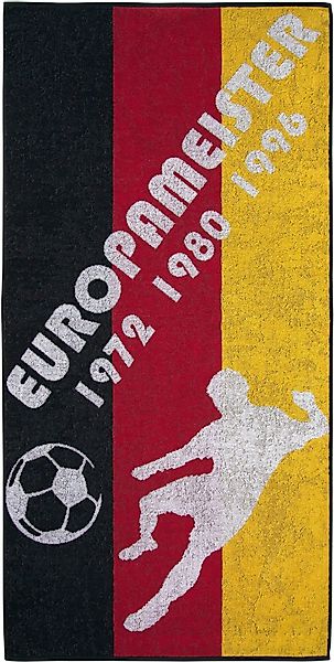 Dyckhoff Badetuch Europameister, Zwirnfrottee (1-St) günstig online kaufen