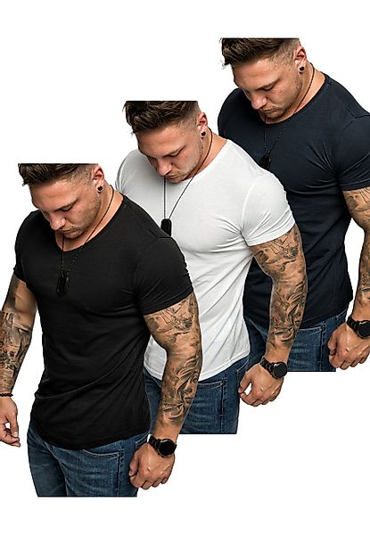 Amaci&Sons T-Shirt 3. BELLEVUE 3er-Pack T-Shirts günstig online kaufen