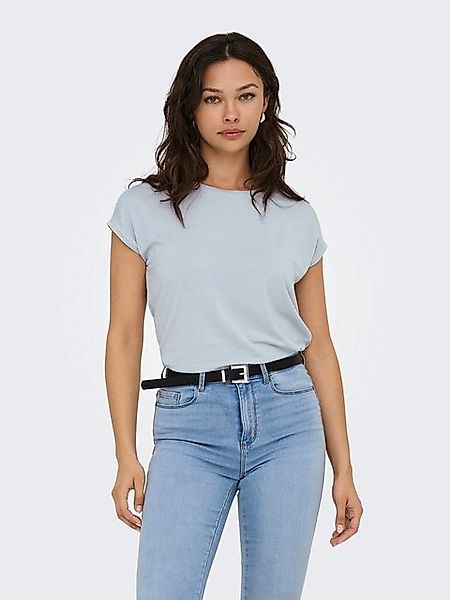 ONLY Kurzarmshirt ONLCLAUDIA S/S GLITTER STRIPE TOP JRS günstig online kaufen