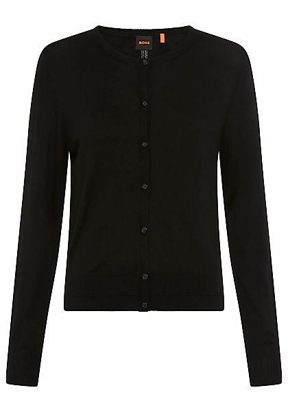 BOSS ORANGE Strickjacke "Fiaffizza Premium Damenmode", mit Kaschmir-Anteil günstig online kaufen
