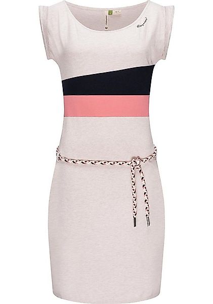 Ragwear Sommerkleid Taraya Organic Damen Kleid mit Bindeband und Eingriffta günstig online kaufen