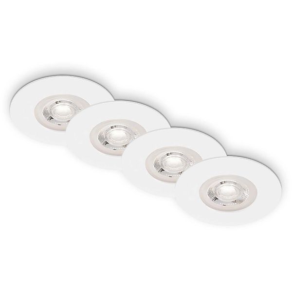 Briloner Leuchten LED Einbaustrahler Einbauleuchten Extra-Warmweiß 4er Set günstig online kaufen