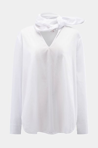 NADINE H Klassische Bluse Baumwollbluse WHITE günstig online kaufen