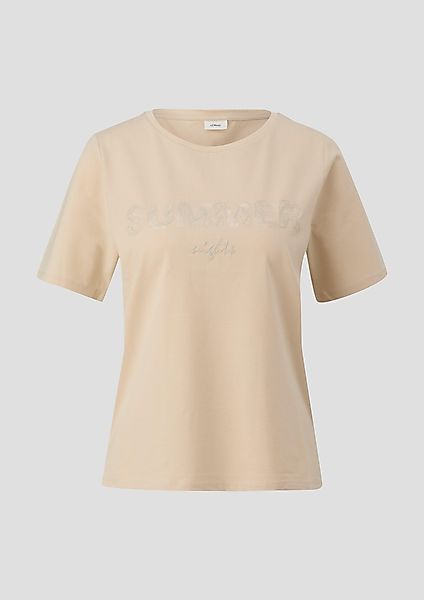 s.Oliver BLACK LABEL Kurzarmshirt T-Shirt aus günstig online kaufen