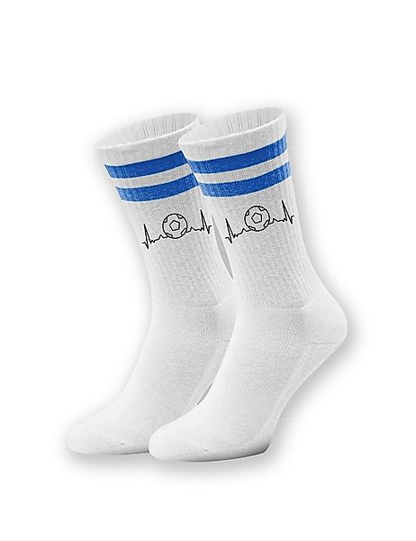 Youth Designz Tennissocken Unisex Socken "Heartbeat Fußball" Aufdruck lusti günstig online kaufen