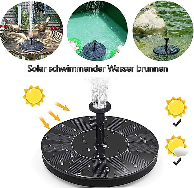 BlingBin Springbrunnenpumpe Solar-Springbrunnen, Für den Außenbereich günstig online kaufen