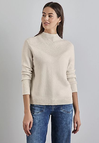 STREET ONE Strickpullover, mit Stehkragen günstig online kaufen