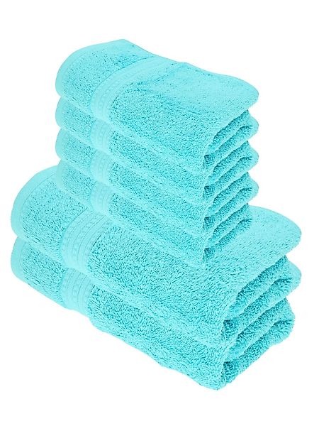 Julie Julsen Handtücher 6-Handtücher-Türkis, Bio-Baumwolle (6-St) günstig online kaufen