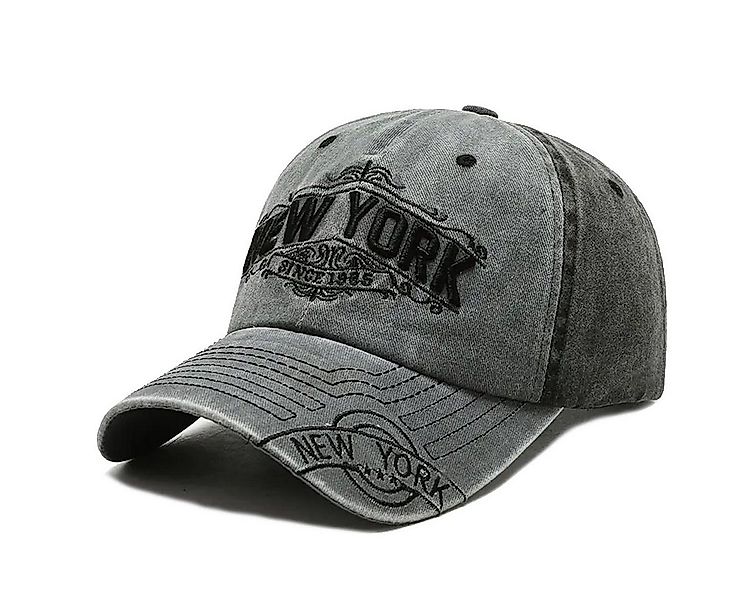 Sporty Baseball Cap New York Classic Vintage Retro Baseballcap mit Belüftun günstig online kaufen