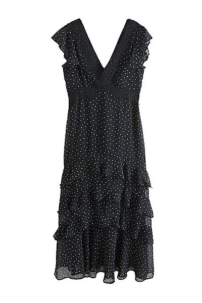 Next Maxikleid Festliches, gestuftes Maxikleid mit Spitze (1-tlg) günstig online kaufen