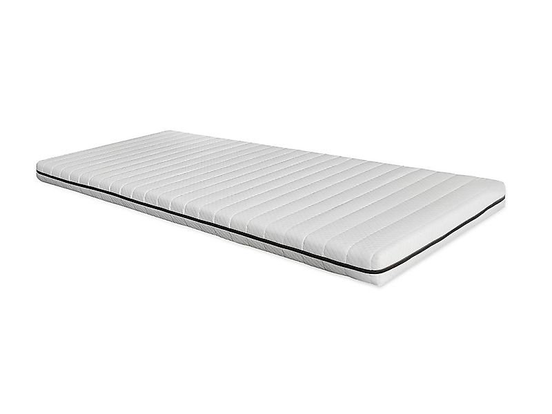 Matratze - 80 x 190 cm - Schaumstoff - mit abnehmbarem Bezug - Stärke 10 cm günstig online kaufen