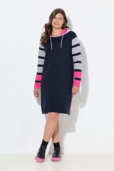 Laurasøn Midikleid Strickkleid Kapuze Langarm günstig online kaufen