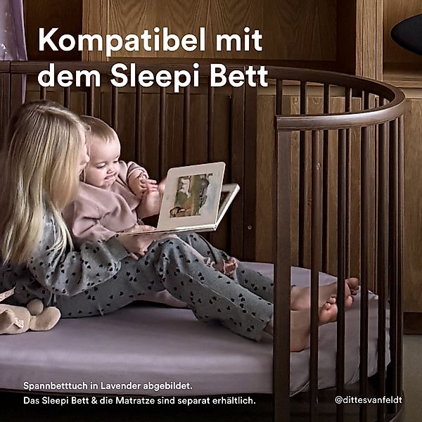 Stokke Spannbettlaken Spannbettlaken für Stokke® Sleepi™ Bett V3, Mickey Ce günstig online kaufen