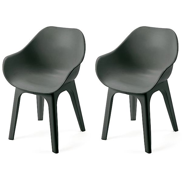 Best Gartenstuhl "Split" () 1 Stk. Schalensessel 2er-Set günstig online kaufen