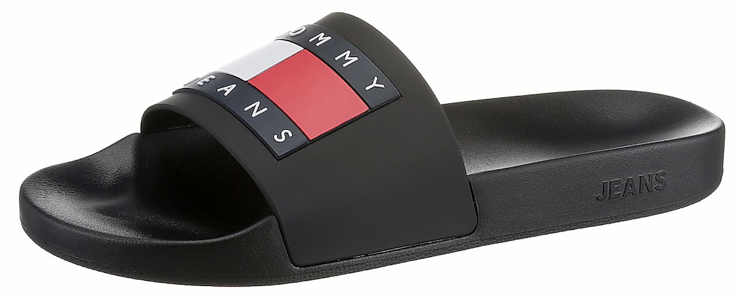 Tommy Jeans TOMMY JEANS POOL SLIDE ESS Badepantolette, Sommerschuh, Poolsli günstig online kaufen
