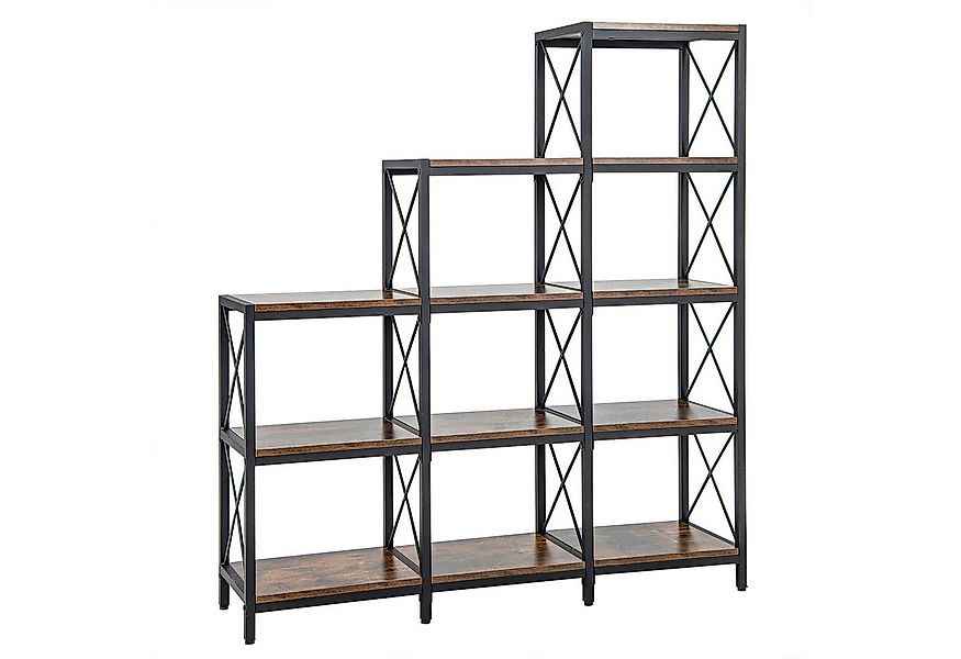 COSTWAY Bücherregal, mit 5 Ebenen, bis 20kg pro Regal, 115 x 30 x 130 cm günstig online kaufen