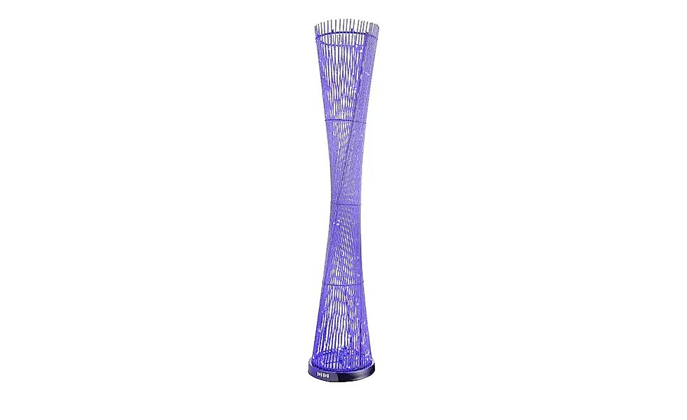 Globo Lighting Stehleuchte   ¦ silber ¦ Maße (cm): H: 143  Ø: 28 Lampen & L günstig online kaufen