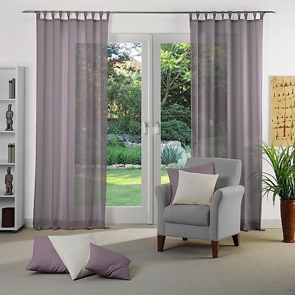 Wirth Vorhang "Sunday" Schlaufen 1 Stk. tlg. günstig online kaufen