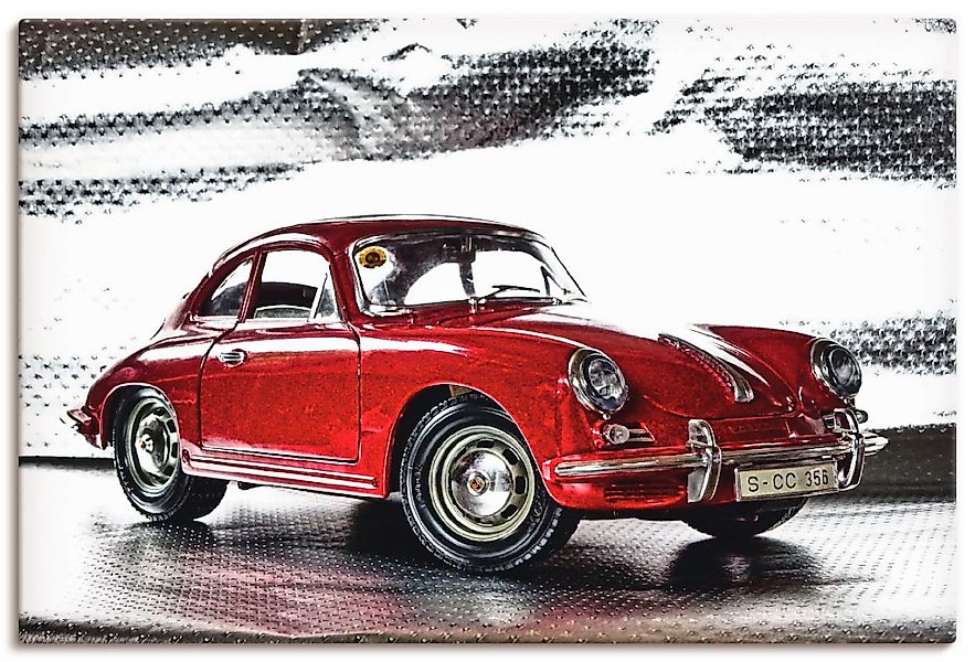 Artland Wandbild "Klassiker - Der Porsche 356" Auto 1 Stk. tlg. als Alubild günstig online kaufen