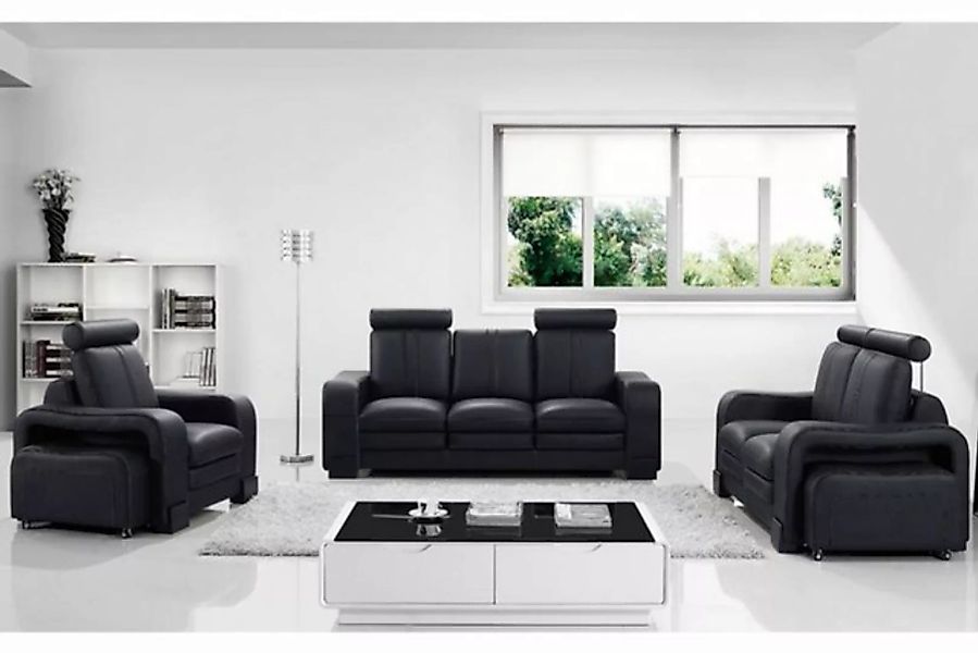 JVmoebel Sofa Sofagarnitur 3 1 1 Sitzer Set Design Sofa Polster Couchen Cou günstig online kaufen