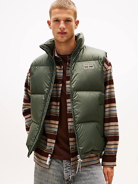 Tommy Jeans Steppweste "ALASKA DOWN VEST" Regular fit mit abnehmbarer Kapuz günstig online kaufen