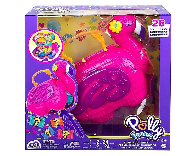 Mattel® Anziehpuppe Mattel HGC41 - Polly Pocket - Flamingo-Party inkl. Figu günstig online kaufen