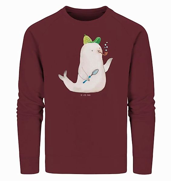 Mr. & Mrs. Panda Longpullover Größe M Robbe Sherlock - Burgundy - Geschenk, günstig online kaufen