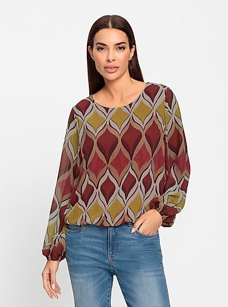 heine Klassische Bluse Druckbluse günstig online kaufen