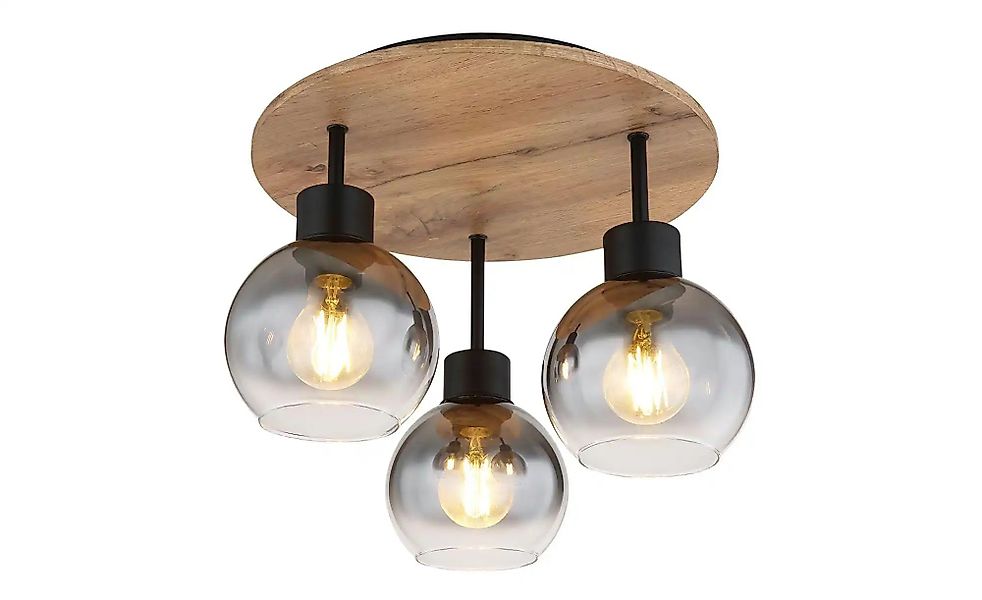 Globo Lighting Deckenleuchte   ¦ schwarz ¦ Maße (cm): B: 38 H: 30 T: 38.0 L günstig online kaufen