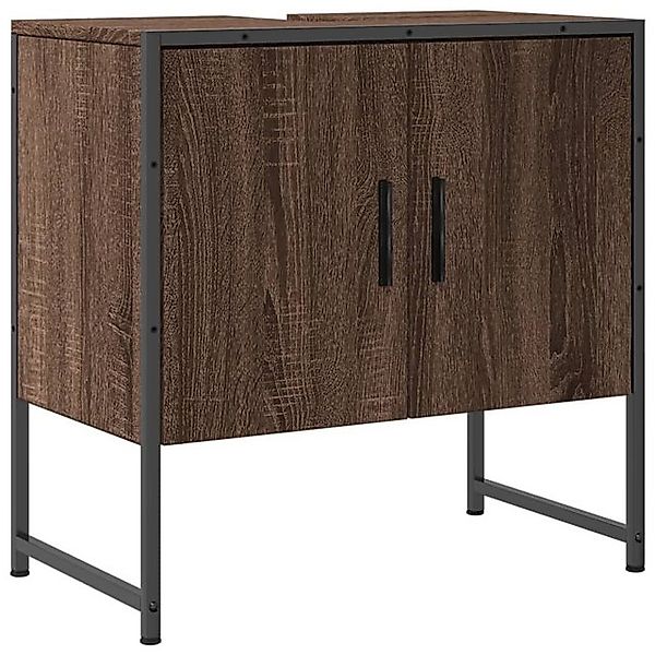 vidaXL Waschbeckenunterschrank Waschbeckenschrank Braun Eichen-Optik 60x33x günstig online kaufen