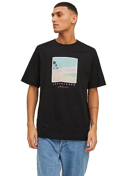 Jack & Jones Herren Rundhals T-Shirt JORTULUM LANDSCAPE- Regular Fit günstig online kaufen