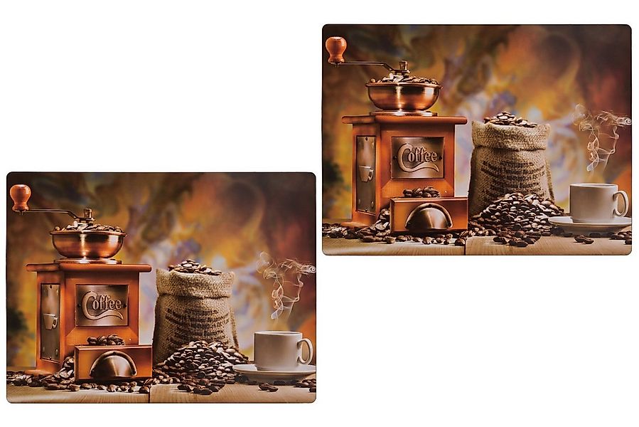 Wohnando Platzset Platzset aus Kork für den Tisch Gemütlicher Kaffee - 2er günstig online kaufen