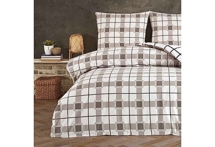 Buymax Bettwäsche warme Herbst- und Winterbettwäsche Nuevo, Biber: 100% Bau günstig online kaufen