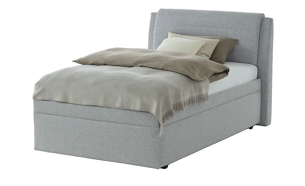 Polsterbett mit Stauraum  York ¦ grau ¦ Maße (cm): B: 139 H: 112 Betten > K günstig online kaufen