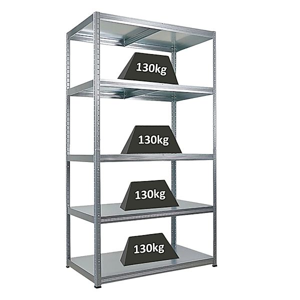 PROREGAL Schwerlastregal Steel Eagle HxBxT 180x100x60cm Fachlast 130kg Verz günstig online kaufen