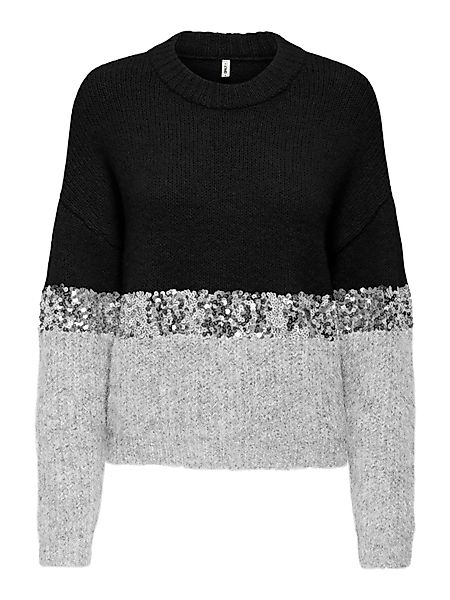 ONLY Rundhalspullover ONLMAINE LIFE LS SEQUIN günstig online kaufen