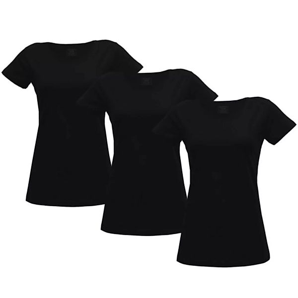 Damen T-shirt 3er Pack - Fairtrade & Gots Zertifiziert günstig online kaufen