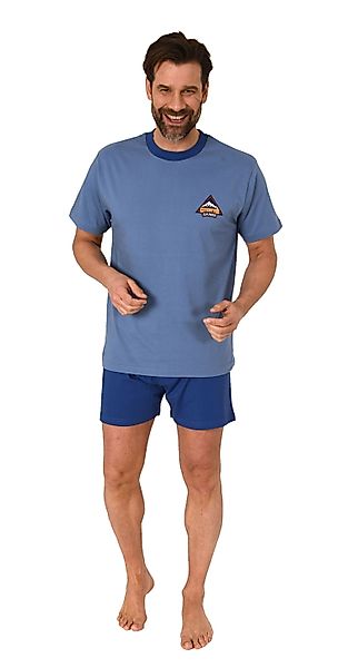 Normann Pyjama Normann Herren Schlafanzug kurzarm günstig online kaufen