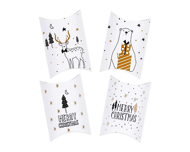 FOUORTUNATE-BEE Geschenkbox 20 Stück Weihnachten Geschenkbox (Keksschachtel günstig online kaufen