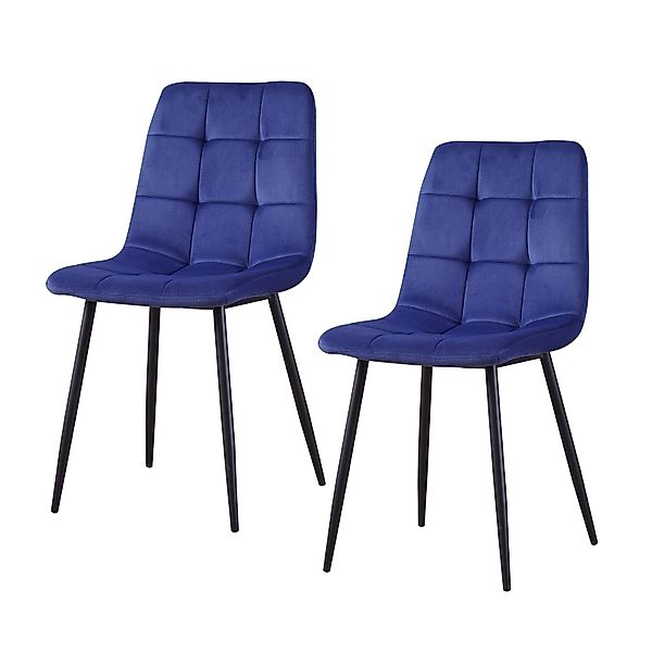 HTI-Living Esszimmerstuhl Stuhl Mesa Velvet Blau günstig online kaufen