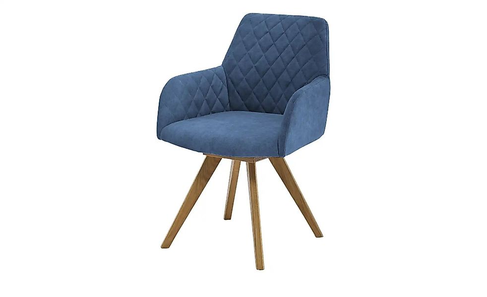 Dine + Mine Esszimmerstuhl  Bristol 1 ¦ blau ¦ Maße (cm): B: 61 H: 88 T: 66 günstig online kaufen