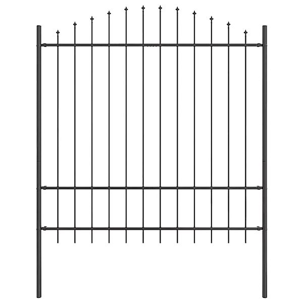 vidaXL Gartenzaun Grau 1360 x 175 cm 3360134 günstig online kaufen
