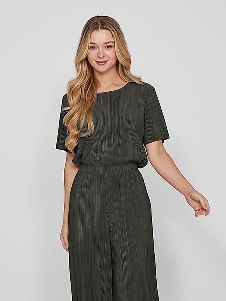 Vila T-Shirt VILA Satin Blusen Halbarm günstig online kaufen