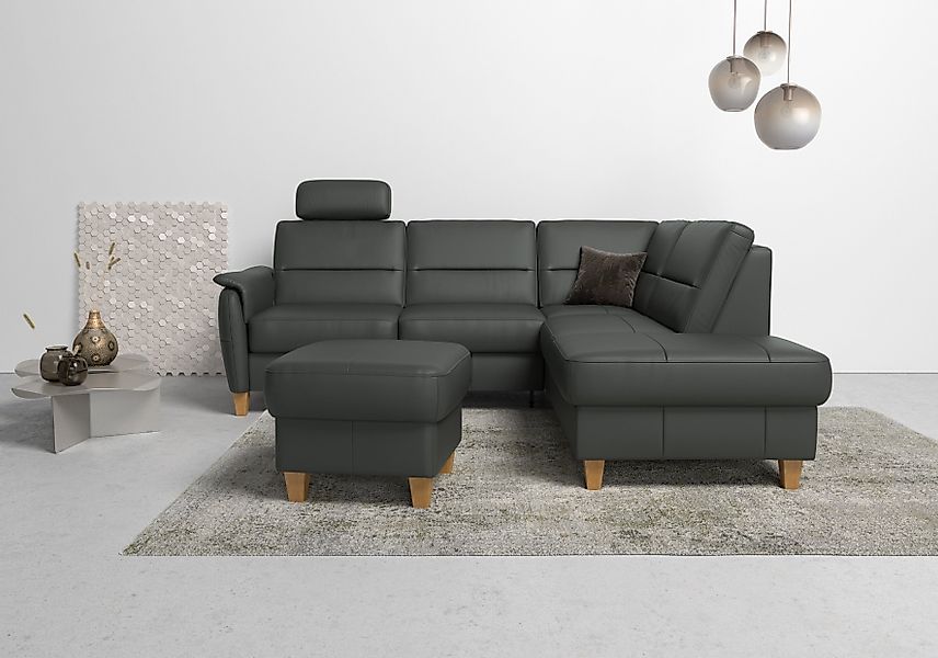 Home affaire Ecksofa Palmera L-Form, Federkern, günstig online kaufen
