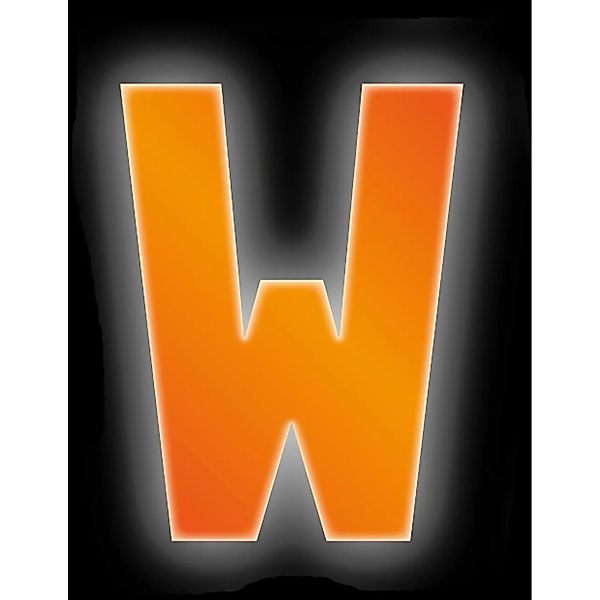 Conacord Klebebuchstabe W Reflektierend 8 cm Orange günstig online kaufen