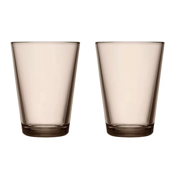 iittala - Kartio Longdrink Glas 2er Set 40cl - leinen/H 12cm/0,4L günstig online kaufen