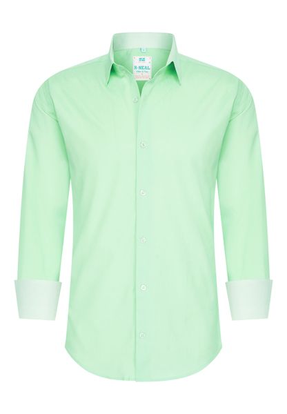R-NEAL Businesshemd Pastellhemd Herren Slim Fit günstig online kaufen