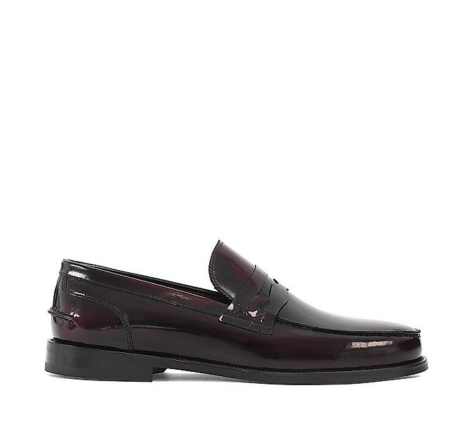 Celal Gültekin Business Penny Loafer Blockabsatz Hochglanz Herren Loafer Ec günstig online kaufen