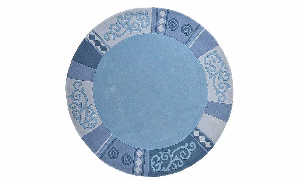 THEKO Teppich   ¦ blau ¦ Wolle ¦ Maße (cm): B: 190 H: 1,4 Teppiche > Wohnte günstig online kaufen
