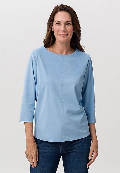 FRANK WALDER T-Shirt aus pflegeleichtem PES-Stretch-Lederimitat günstig online kaufen